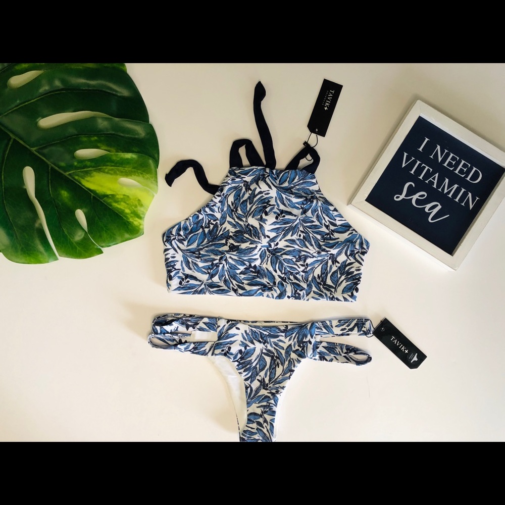 Tavik Liberty Halter Top x Chloe Mini Bottom Set